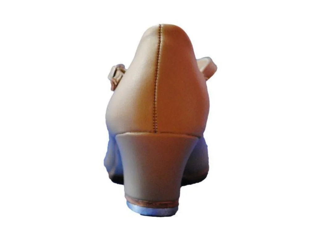 So Danca 1.5" Character Tap Shoe with Buckle Adult Caramel