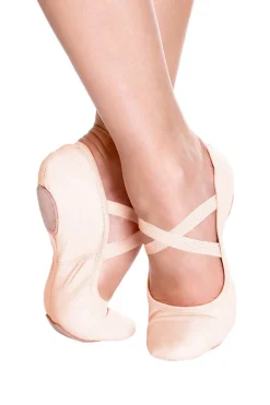 So Danca Child Split Sole Stretch Leather Ballet Shoe Light Pink