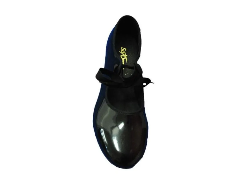 So Danca Snap Buckle Tap Shoe With Ties Adult