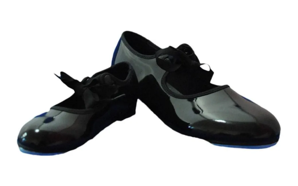 So Danca Snap Buckle Tap Shoe With Ties Adult