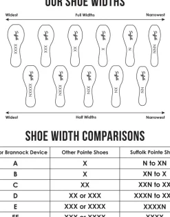 Suffolk Silhouette Pointe Shoe Standard Shank