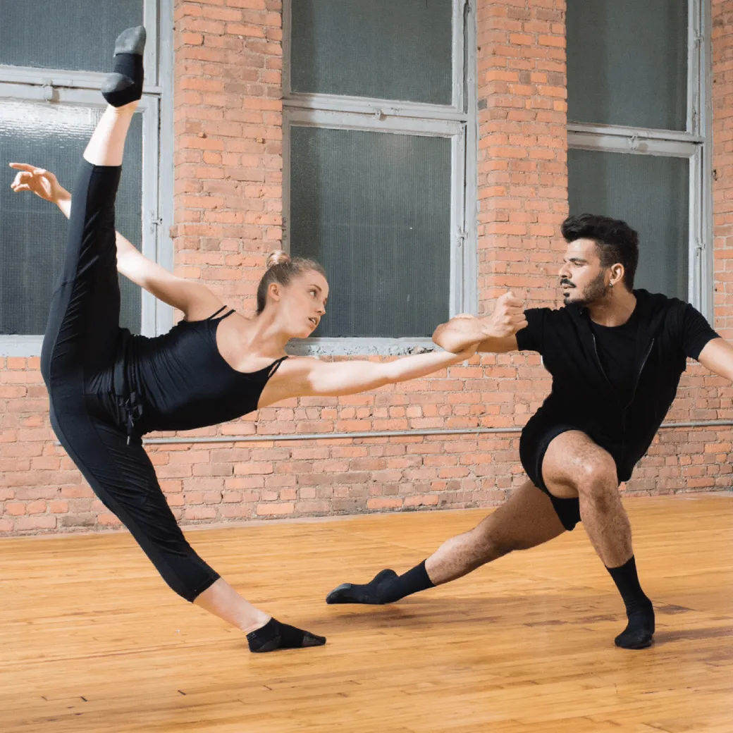 The Infinite Shock with Traction Dance Sock