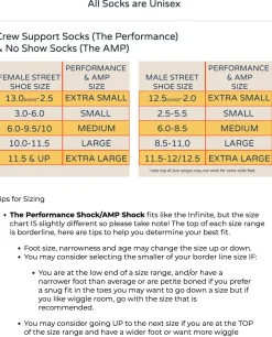 The Performance Shock with Traction Dance Sock