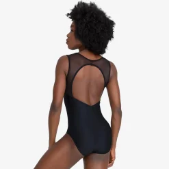 Ticiane Mesh Open Back Tank Leotard
