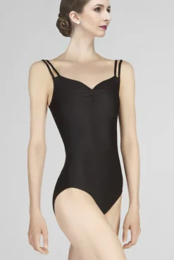 Wear Moi Mauve Double Strap Camisole Leotard